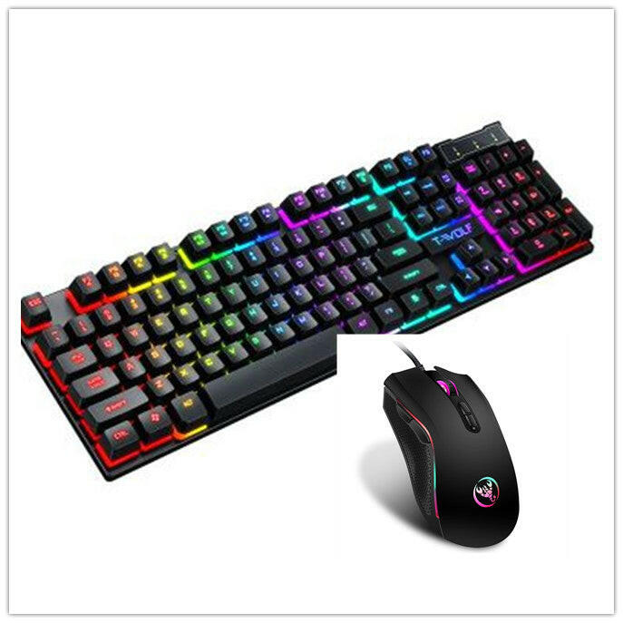 Gaming Usb Luminous Wired Keyboard & Mouse.