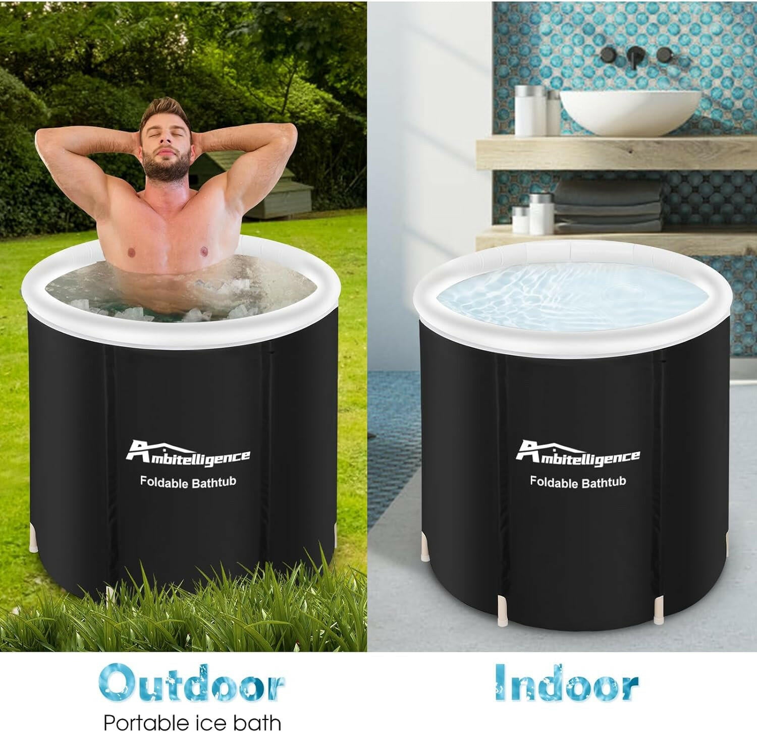 Recovery Ice Tub, foldable/ Portable.
