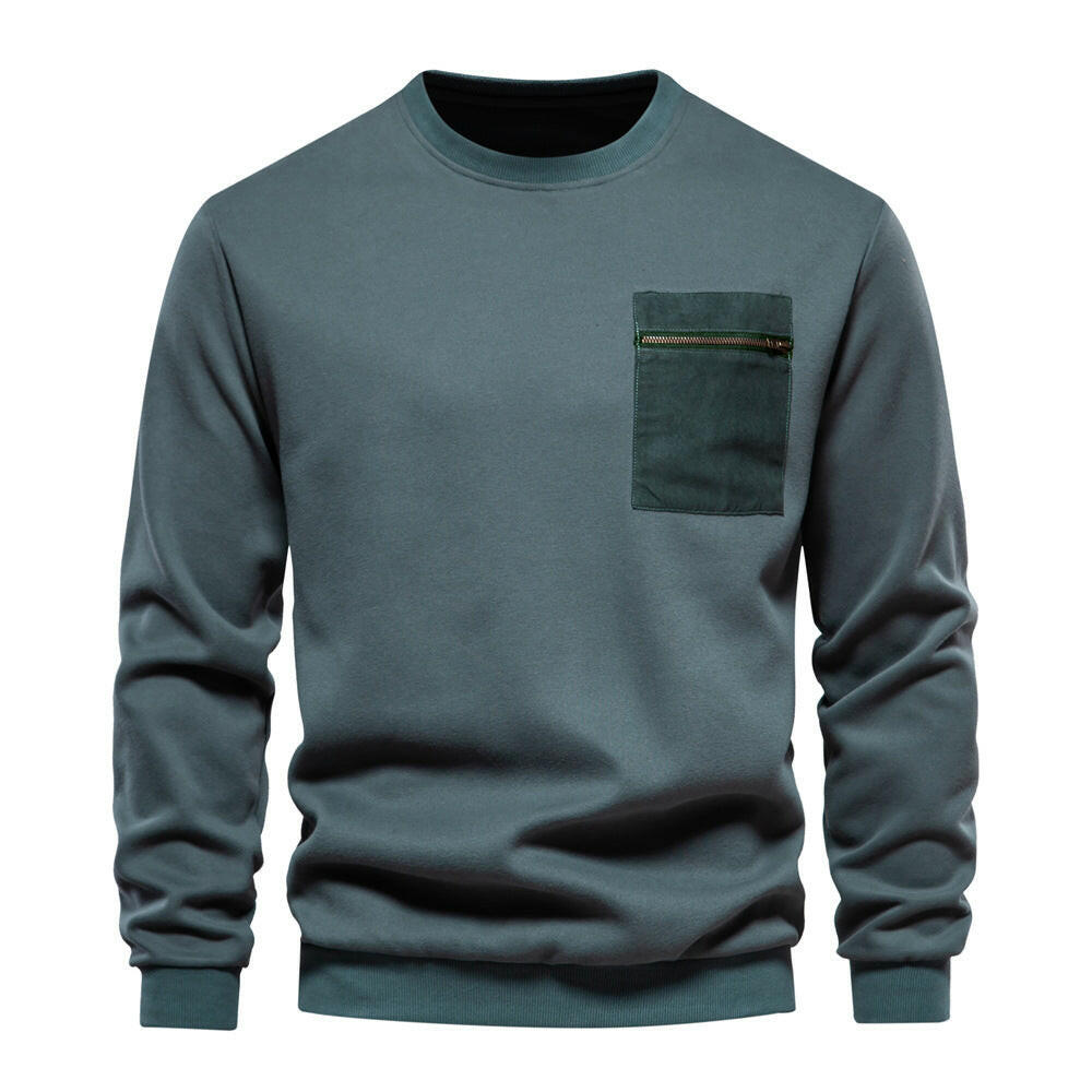 Loose-fitting Casual Round-neck Pullover Men’s jumper.